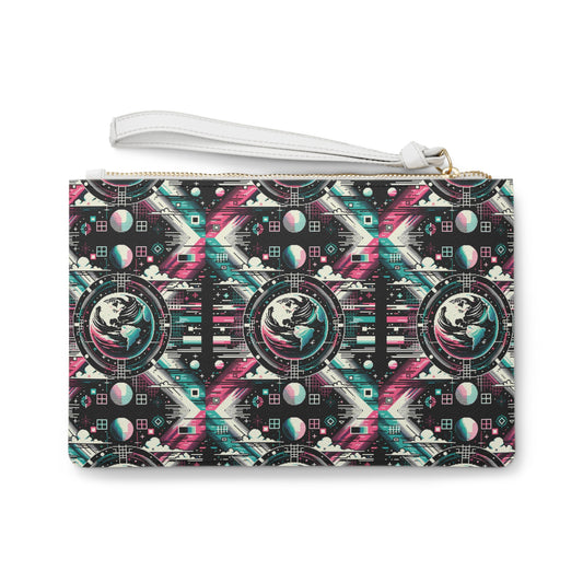 Digital Artistry Digital-native Streetwear Clutch Bag - 8404 Design-62