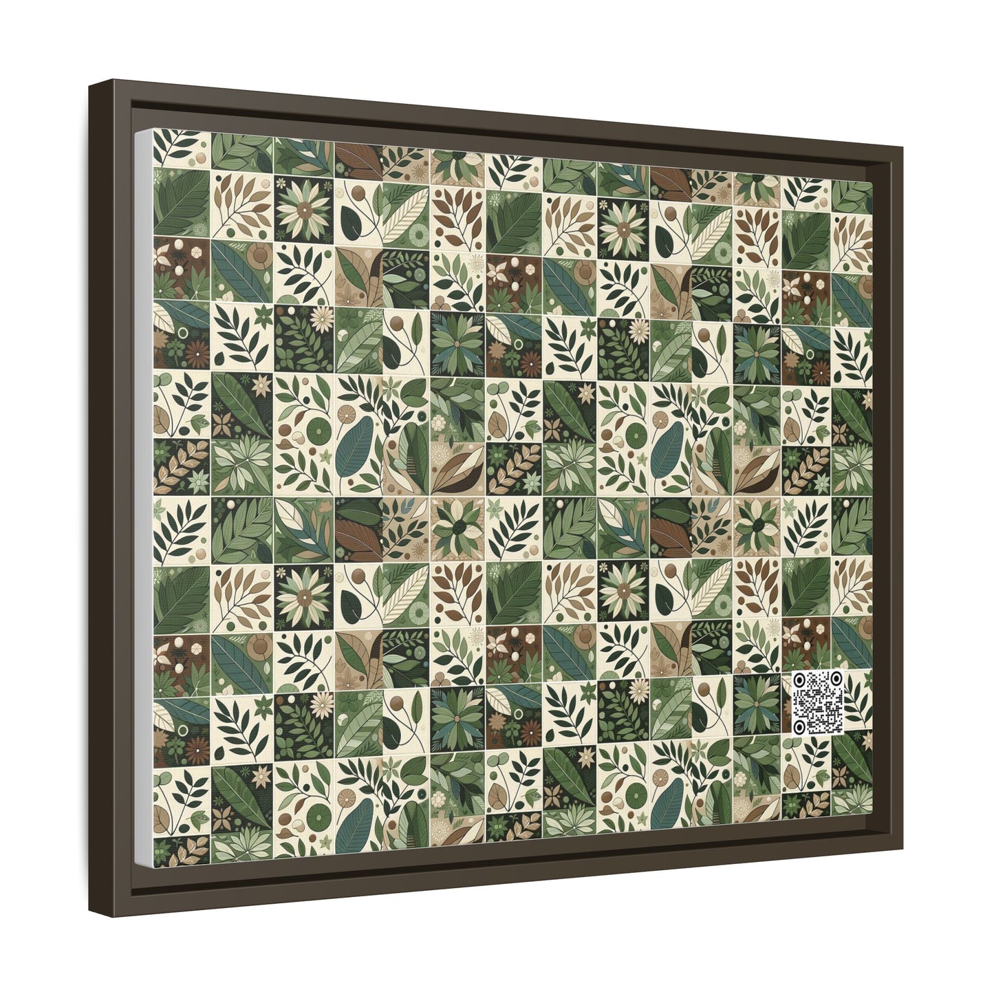 Streetwear Sustainability Environmentally Conscious Streetwear with a Natural Aesthetic Matte Canvas, Framed (multi-color) - 8404 Design-57 A