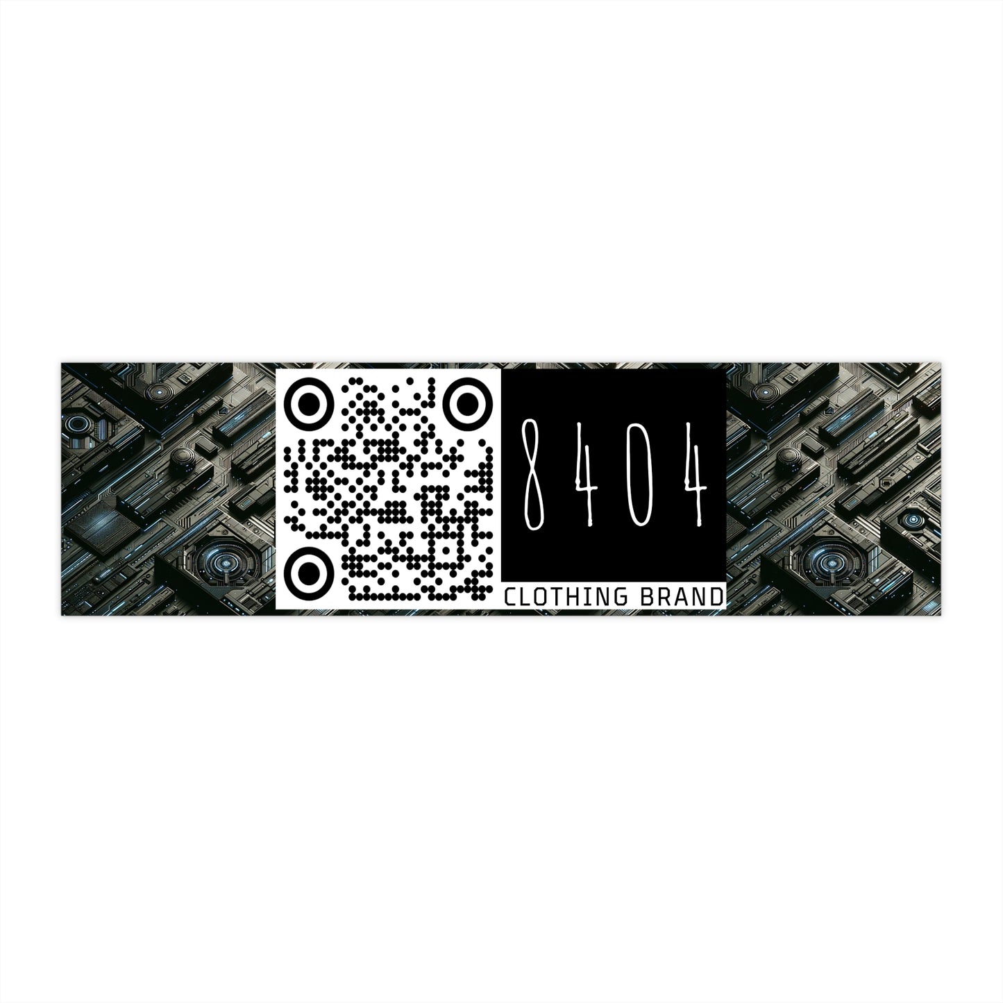 Tech Noir Futuristic Tech Aesthetic with a Dark Twist Bumper Sticker - 8404 Design-53