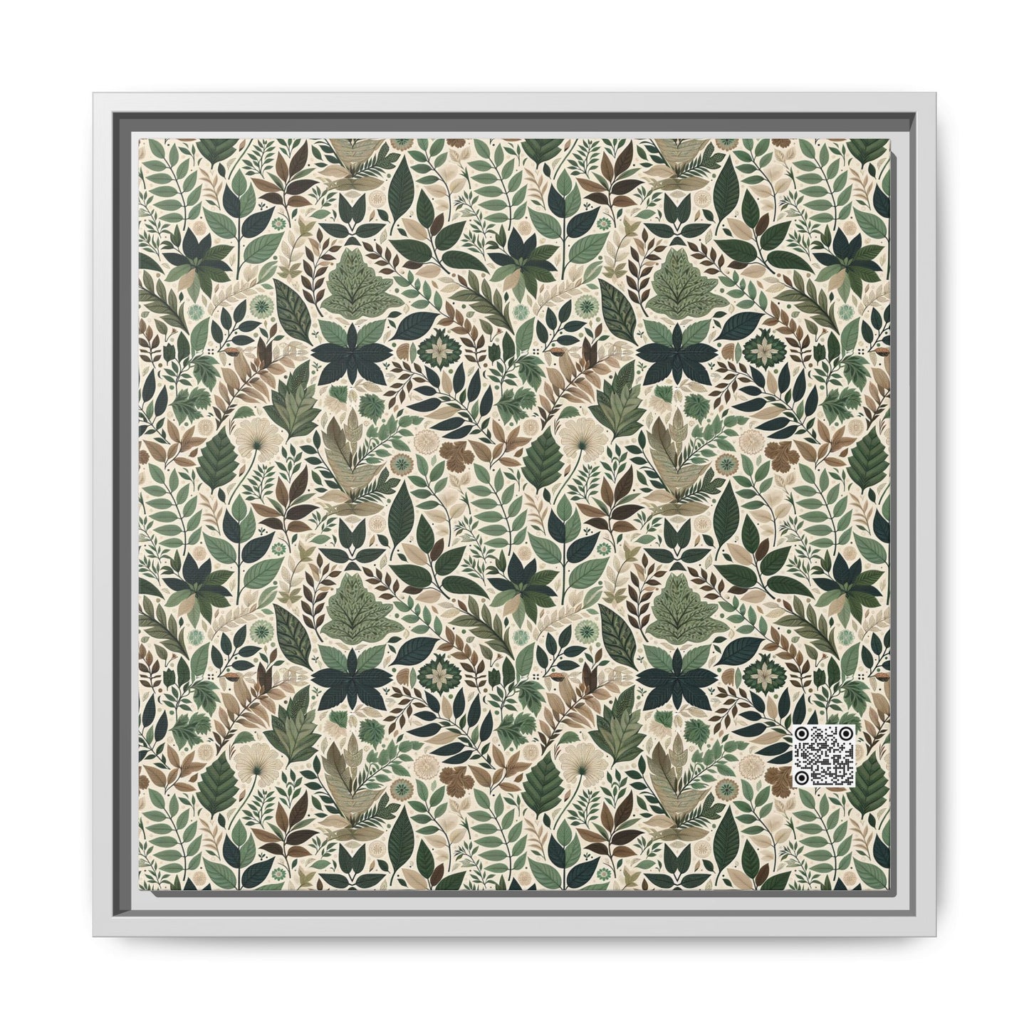 Streetwear Sustainability Environmentally Conscious Streetwear with a Natural Aesthetic Matte Canvas, Framed (multi-color) - 8404 Design-57 B