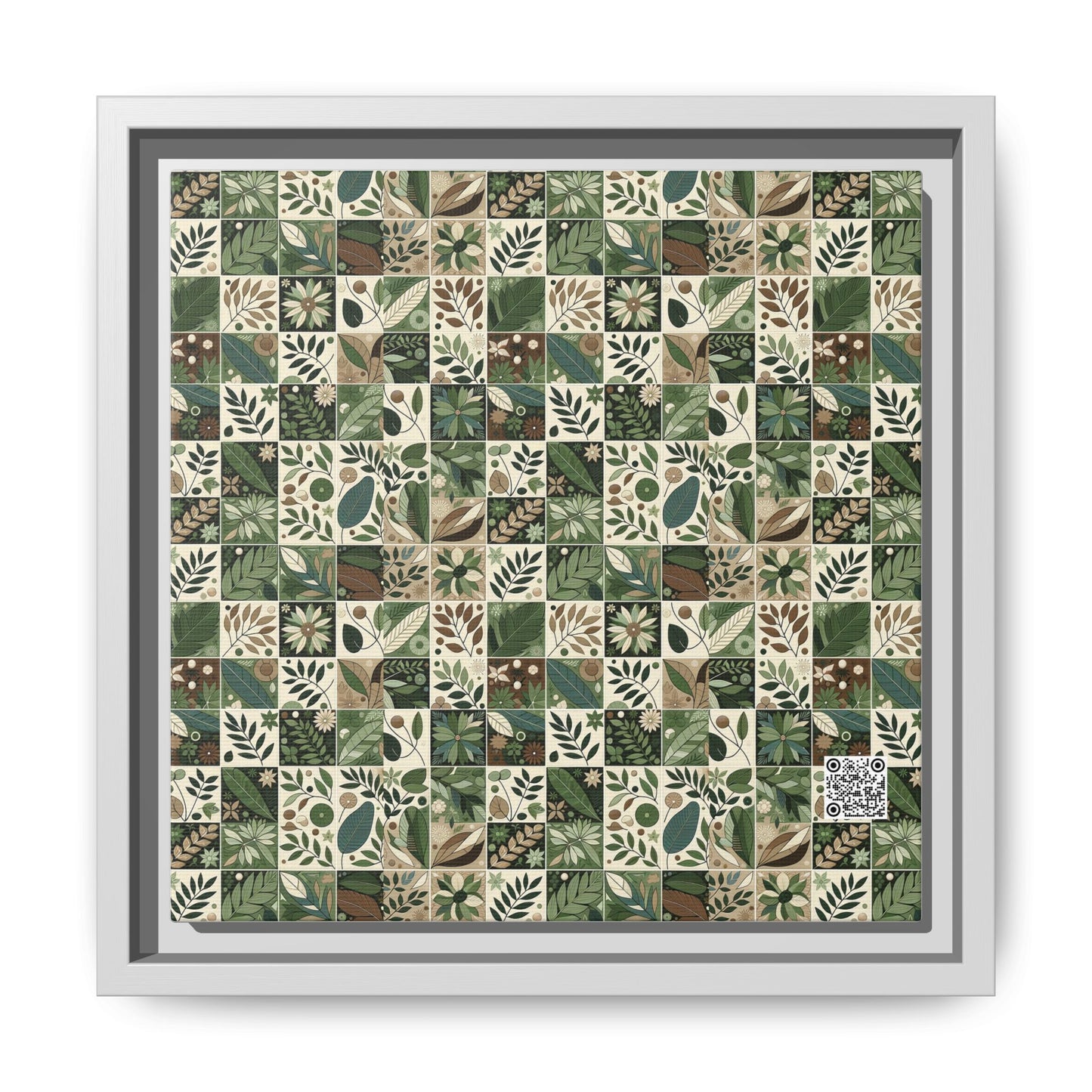 Streetwear Sustainability Environmentally Conscious Streetwear with a Natural Aesthetic Matte Canvas, Framed (multi-color) - 8404 Design-57 B