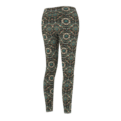 Neo-Dandyism Modern Dandy Streetwear Women's Cut & Sew Casual Leggings - 8404 Design-56