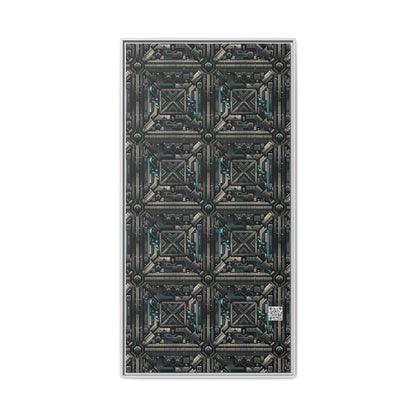 Tech Noir Futuristic Tech Aesthetic with a Dark Twist Matte Canvas, Framed (multi-color) - 8404 Design-59 B