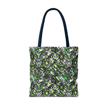 Graffiti Tech Fusion Bold Streetwear Fusion Tote Bag - 8404 Design-50