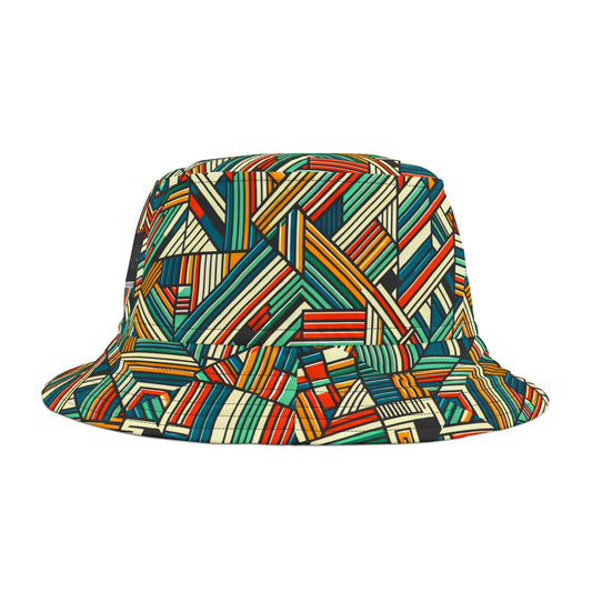 Abstract Graphic Art Modern Artistic Expression Bucket Hat - 8404 Design-67