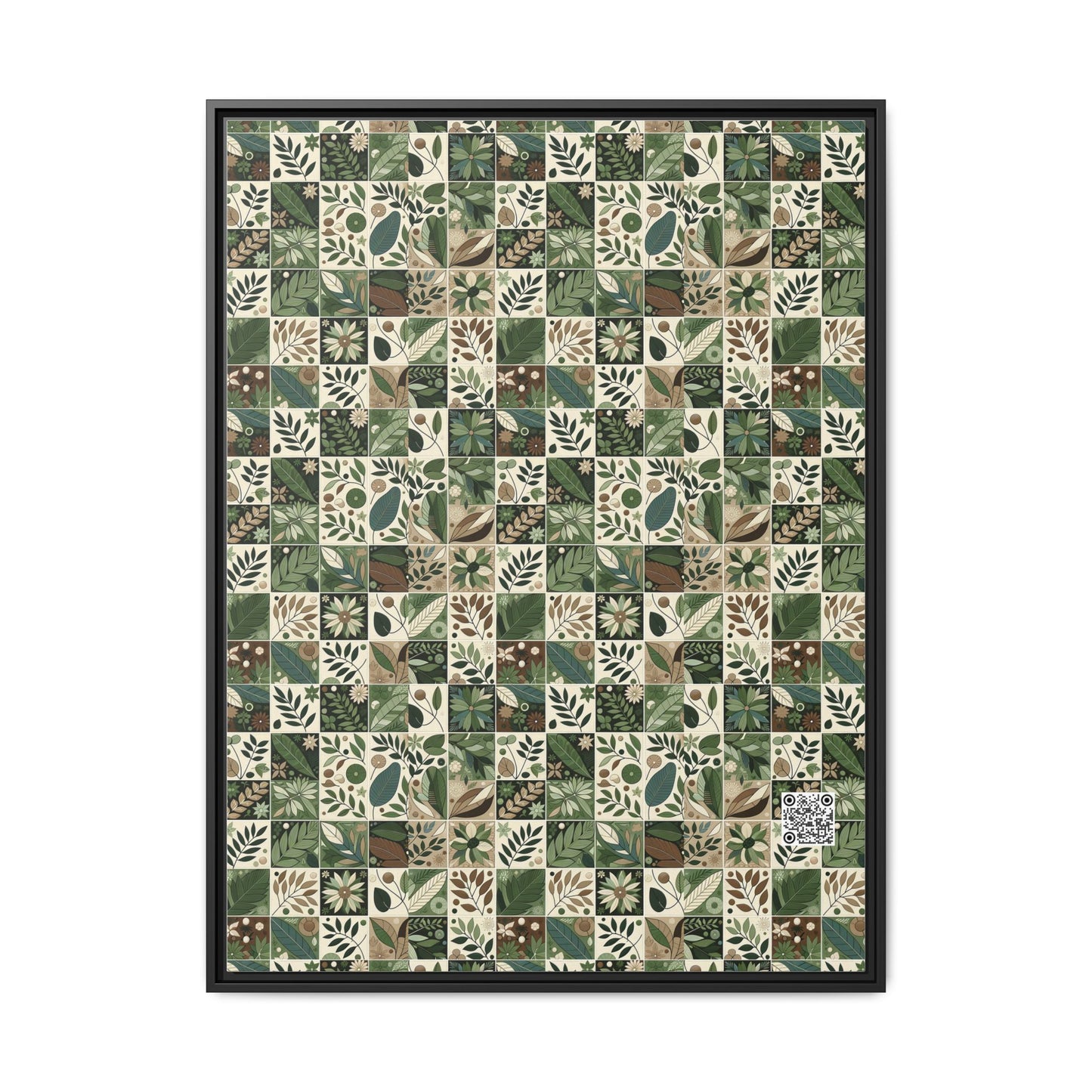 Streetwear Sustainability Environmentally Conscious Streetwear with a Natural Aesthetic Matte Canvas, Framed (multi-color) - 8404 Design-57 A