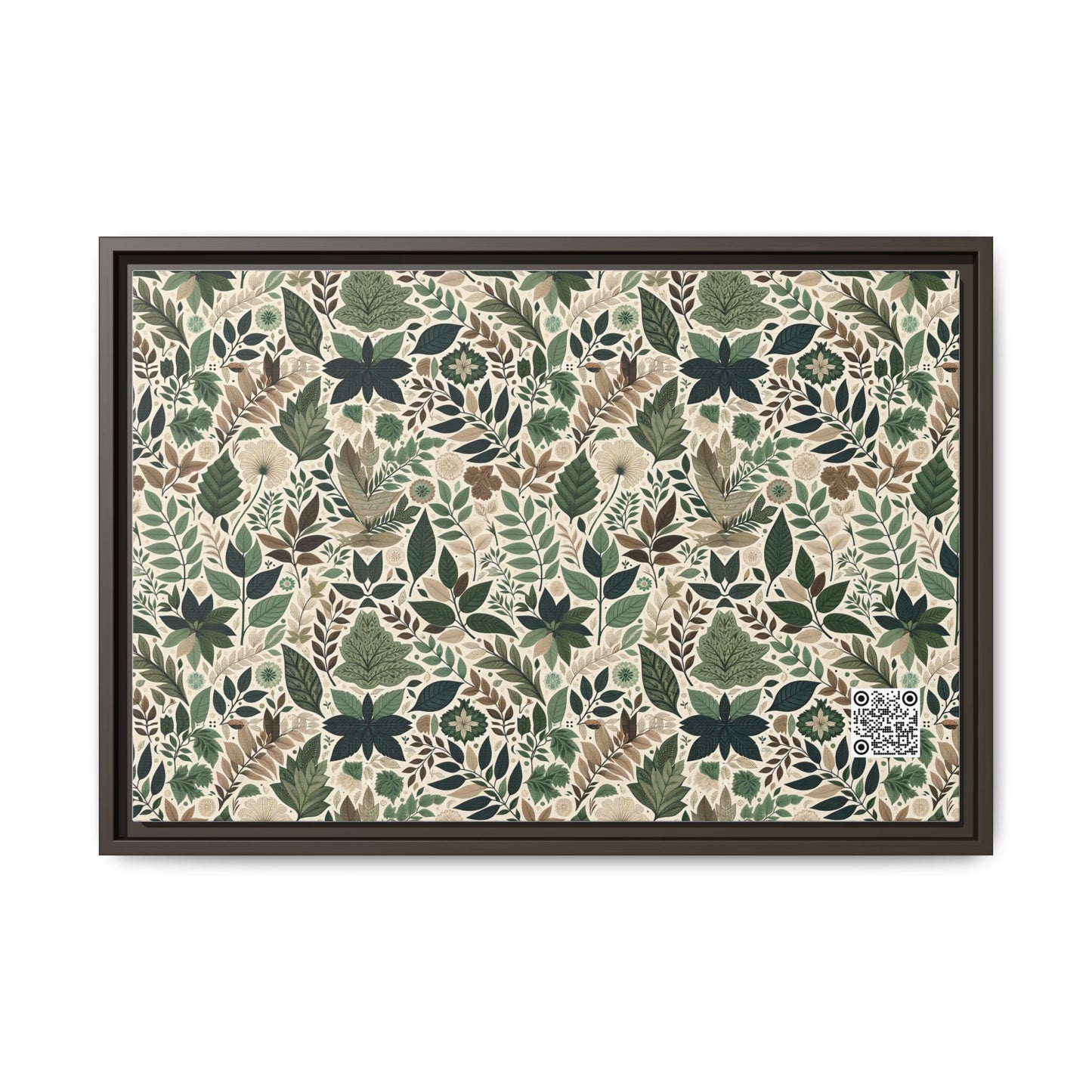 Streetwear Sustainability Environmentally Conscious Streetwear with a Natural Aesthetic Matte Canvas, Framed (multi-color) - 8404 Design-57 B