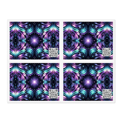 Iridescent Dream Futuristic Tech Sticker Sheets - 8404 Design-60