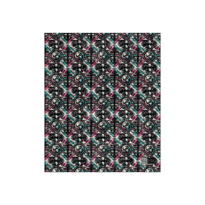 Digital Artistry Digital-native Streetwear Crushed Velvet Blanket - 8404 Design-62