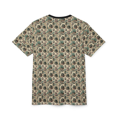 Cultural Artisanal Fusion Contemporary Cultural Elegance Unisex Cut & Sew Tee - 8404 Design-68