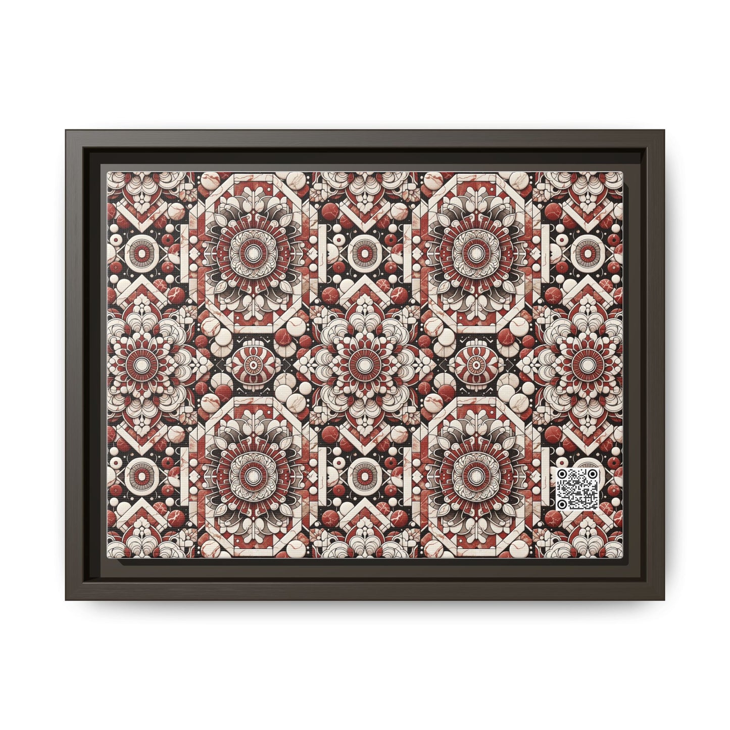 Neo Jomon Sculptural Aesthetics Artisanal Streetwear Matte Canvas, Framed (multi-Color) - 8404 Design-55 A