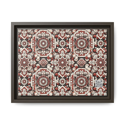 Neo Jomon Sculptural Aesthetics Artisanal Streetwear Matte Canvas, Framed (multi-Color) - 8404 Design-55 A