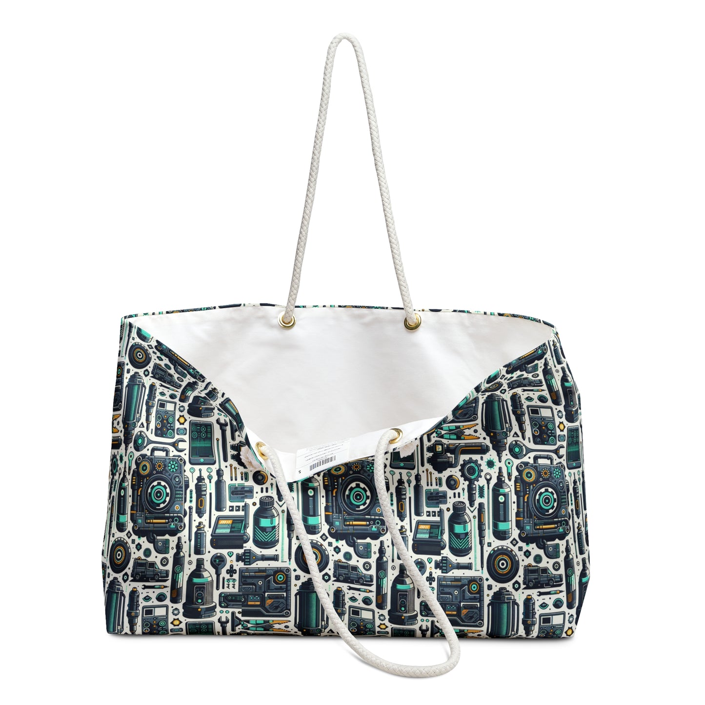 Tech Utility Fusion Modern Tech Streetwear Weekender Bag - 8404 Design-53