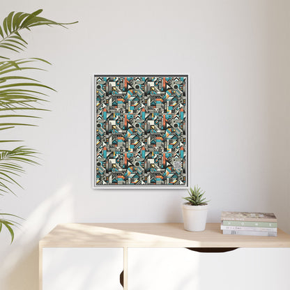 Digital Street Art Urban Street Style Matte Canvas, Framed (multi-color) - 8404 Design-81 B
