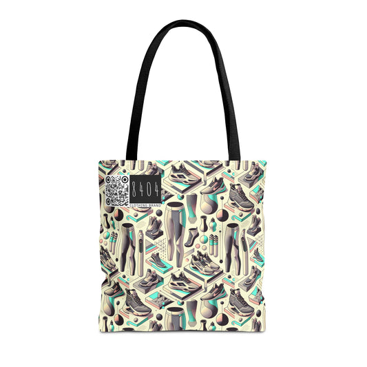 Tech-Infused Athleisure Futuristic Athletic Tech Tote Bag - 8404 Design-44
