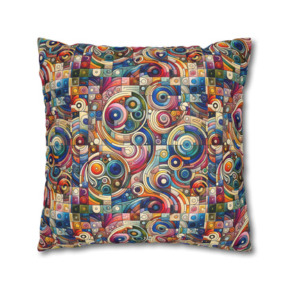 Digital Artistic Expression Artistic Streetwear Faux Suede Square Pillowcase - 8404 Design-49