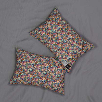 Digital Artistic Expression Artistic Streetwear Spun Polyester Lumbar Pillow - 8404 Design-49 S