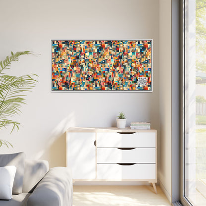 Digital Artistic Expression Artistic Streetwear Matte Canvas, Framed (multi-Color) - 8404 Design-46 B