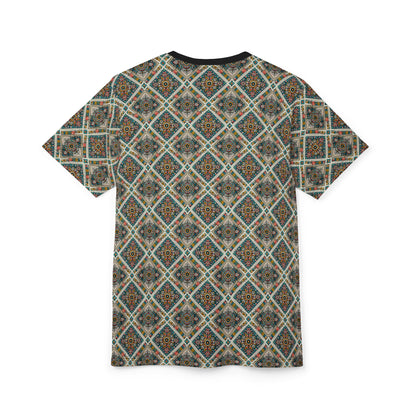 Cultural Fusion Tech Blend of Cultural Heritage With Tech-Inspired Elements Unisex Cut & Sew Tee - 8404 Design-64
