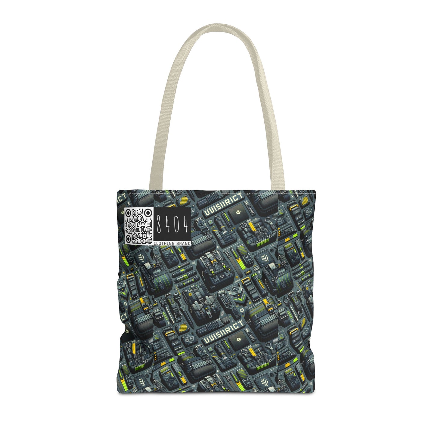 Tech Utility Streetwear Futuristic Tech-Forward Tote Bag - 8404 Design-47