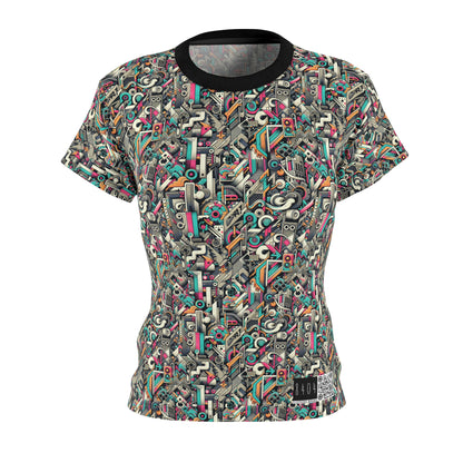 Digital Street Art Urban Street Style Women's Cut & Sew Tee - 8404 Design-74