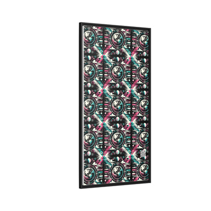 Digital Artistry Digital-native Streetwear Matte Canvas, Framed (multi-color) - 8404 Design-62 B