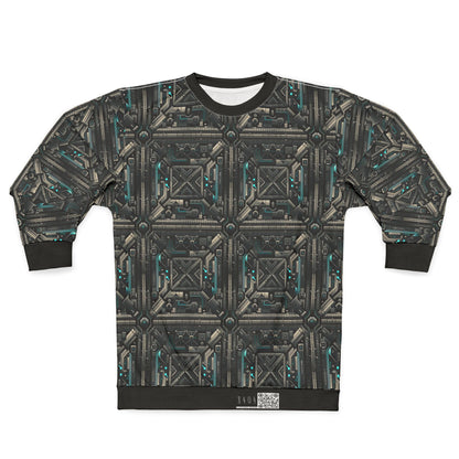 Tech Noir Futuristic Tech Aesthetic with a Dark Twist Sweatshirt - 8404 Design-59