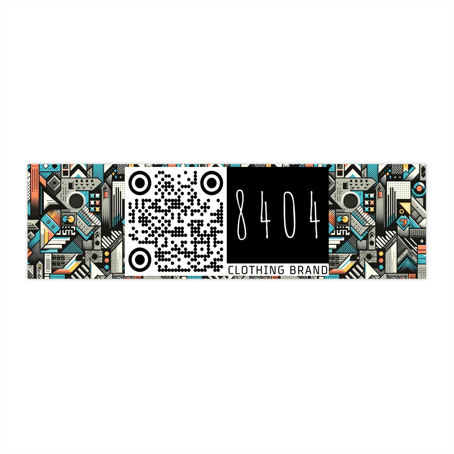 Digital Street Art Urban Street Style Bumper Sticker - 8404 Design-81