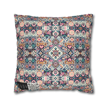 Faux Suede Square Pillowcase - 8404 Design-02