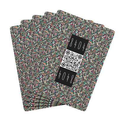 Digital Street Art Urban Street Style Poker Playing Cards - 8404 Design-74 S
