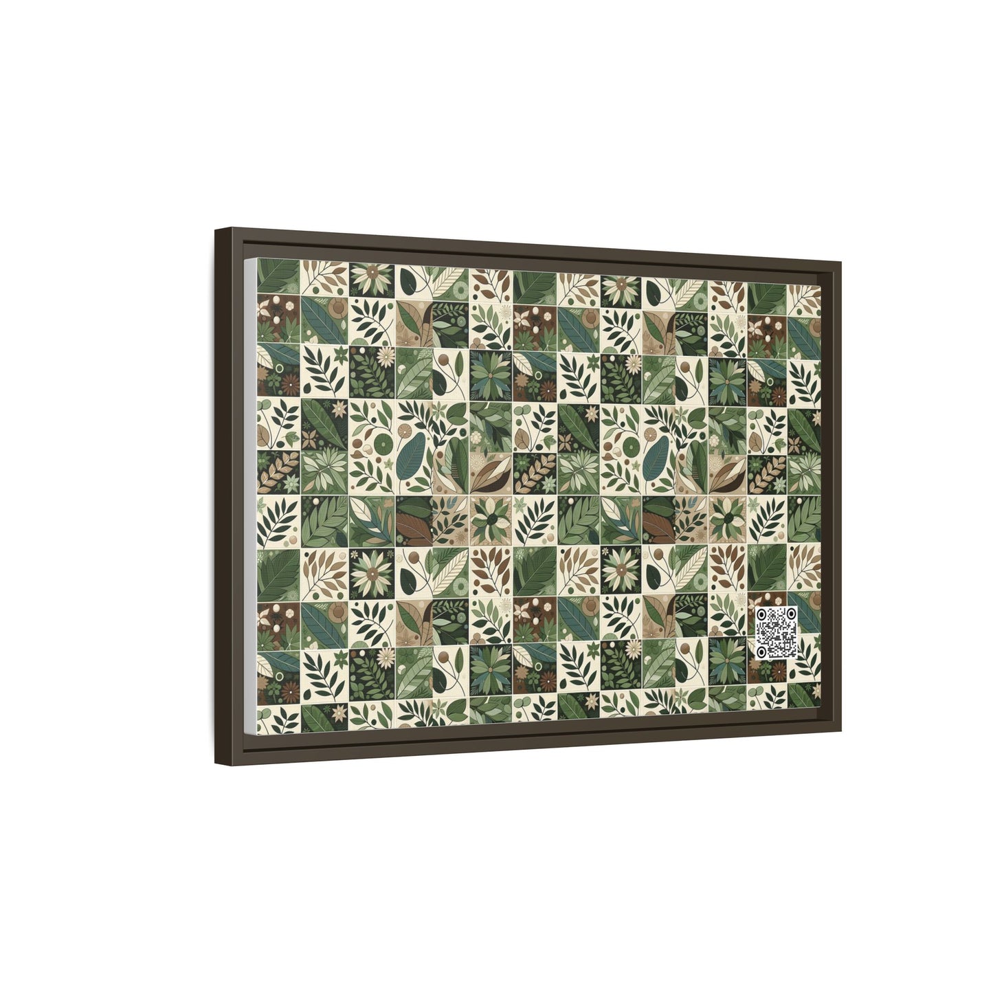 Streetwear Sustainability Environmentally Conscious Streetwear with a Natural Aesthetic Matte Canvas, Framed (multi-color) - 8404 Design-57 B