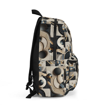 Tech-forward Luxe Streetwear Tech Luxe Fusion Backpack - 8404 Design-71