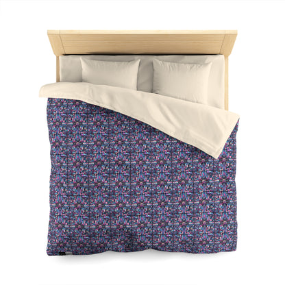 Digital Rebellion Youthful Streetwear with a Rebellious Digital Twist Microfiber Duvet Cover - 8404 Design-65