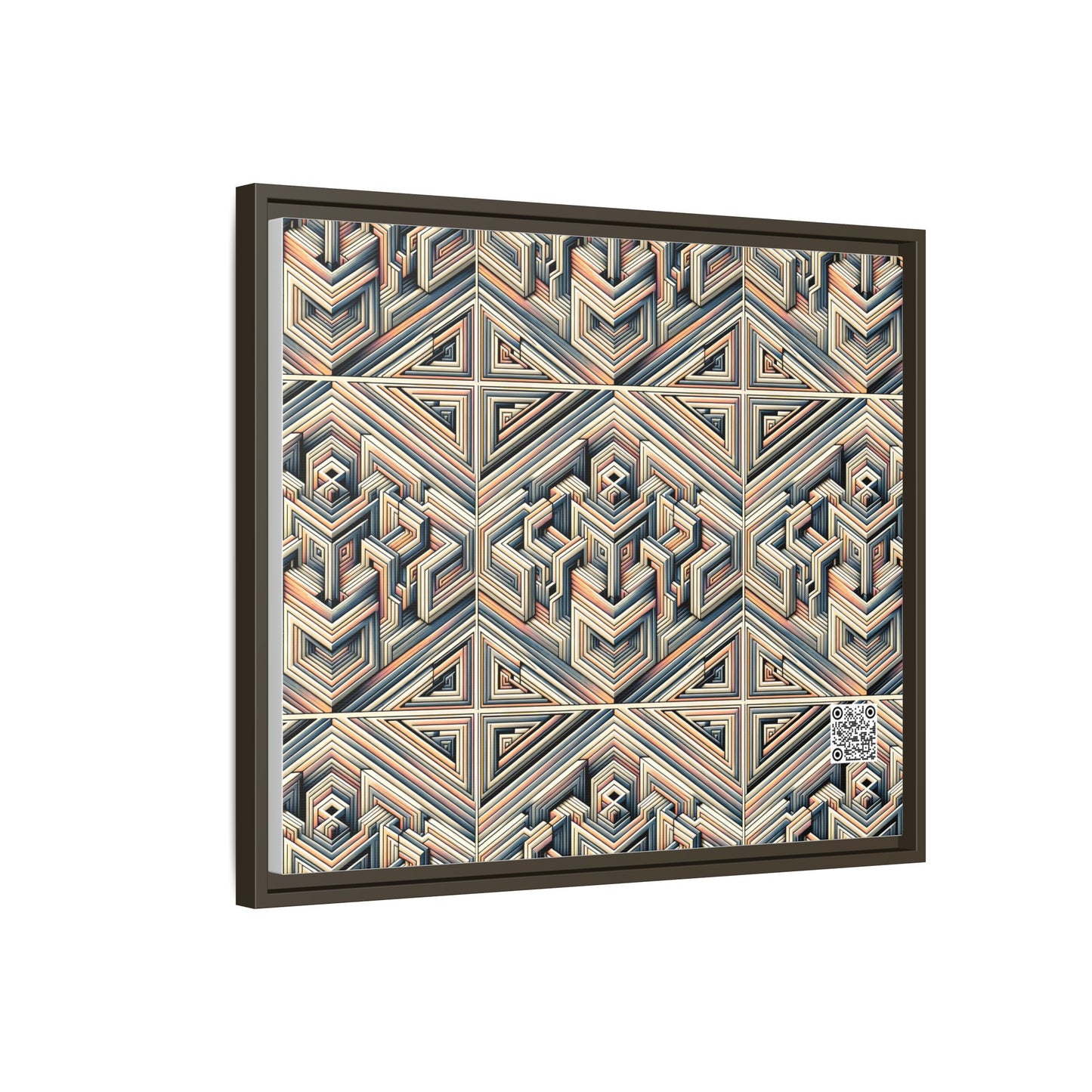 Tech Illusion Graphics Futuristic Artistry Matte Canvas, Framed (multi-color) - 8404 Design-52 B