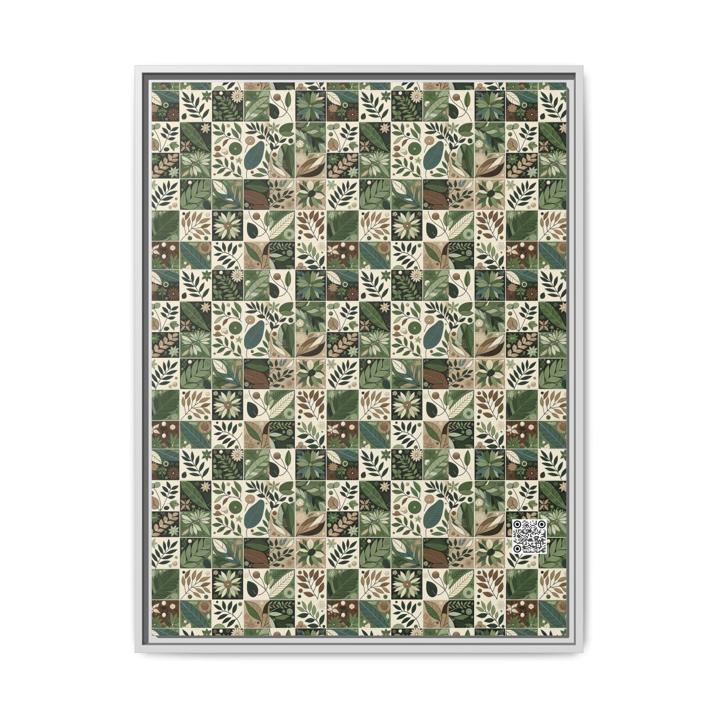 Streetwear Sustainability Environmentally Conscious Streetwear with a Natural Aesthetic Matte Canvas, Framed (multi-color) - 8404 Design-57 A