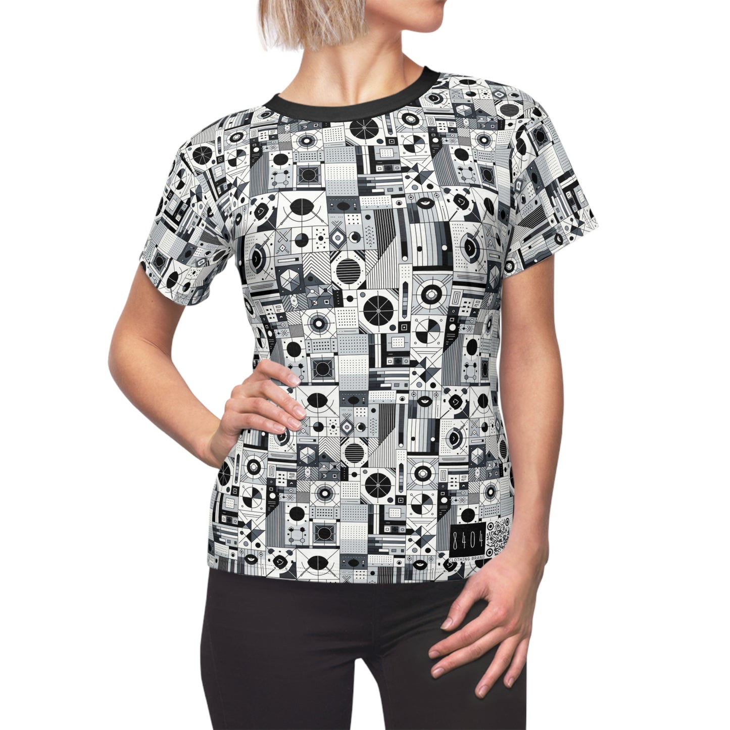 Digital Minimalism Minimalist Tech Women's Cut & Sew Tee - 8404 Design-65