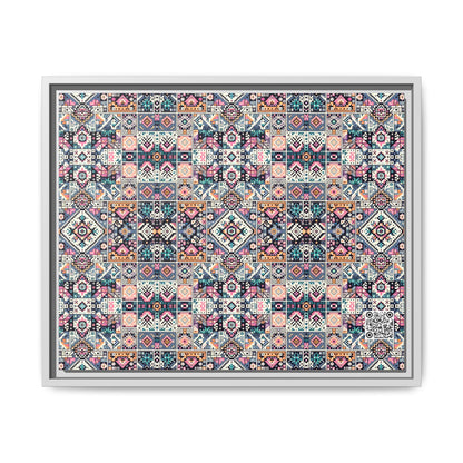 Matte Canvas, Framed (multi-Color) - 8404 Design-01