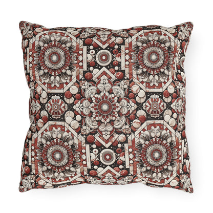 Neo Jomon Sculptural Aesthetics Artisanal Streetwear Outdoor Pillow - 8404 Design-55
