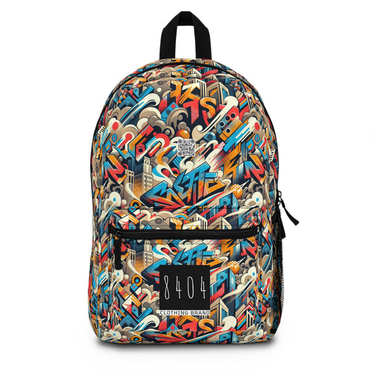 Neo-Traditional Street Art Modern Street Art Fusion Backpack - 8404 Design-44