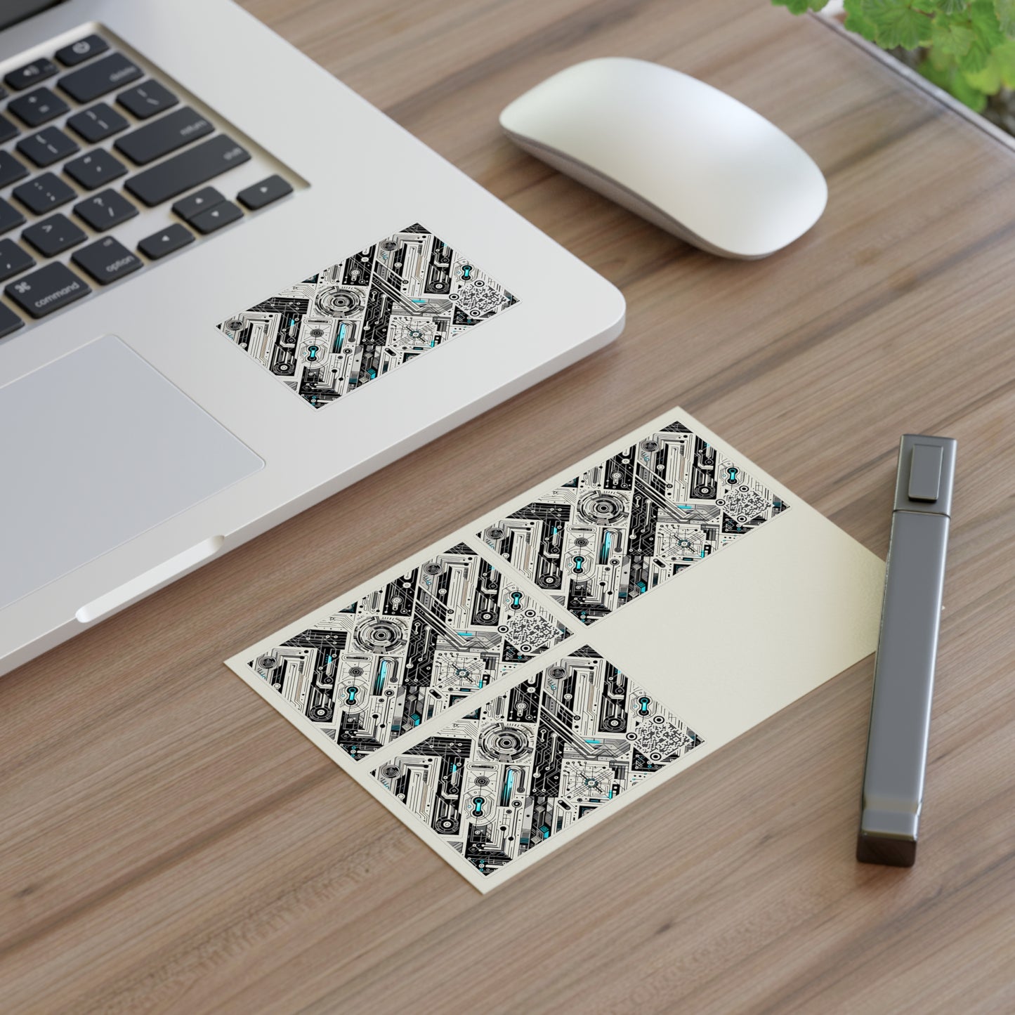 Tech-Infused Streetwear Tech-Forward Minimalism Sticker Sheets - 8404 Design-63