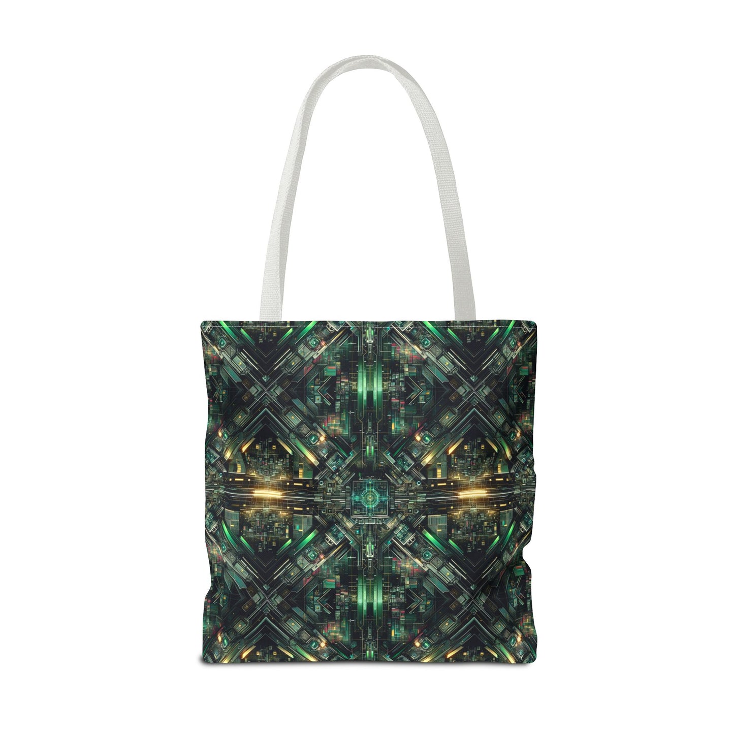Tech Noir Graphics Tech-Inspired Streetwear Tote Bag - 8404 Design-56