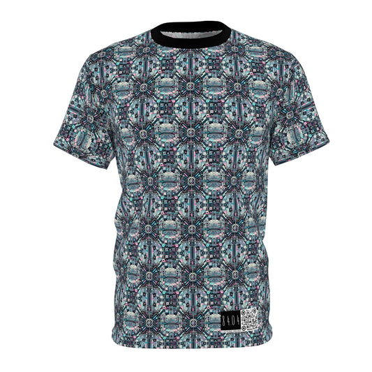Digital Renaissance Tech-Forward Maximalism Unisex Cut & Sew Tee - 8404 Design-44
