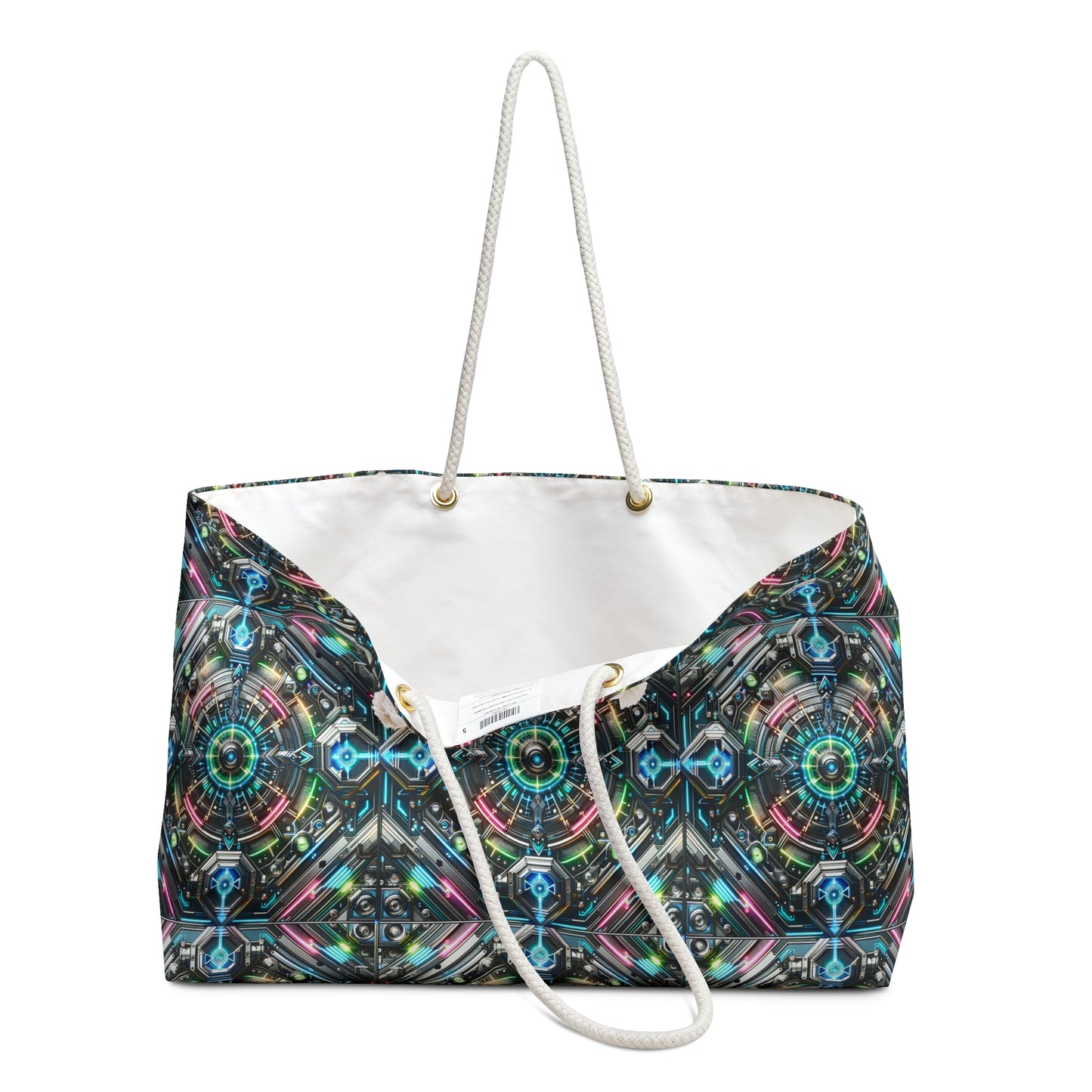Tech-Infused Futurism Futuristic Tech Weekender Bag - 8404 Design-53