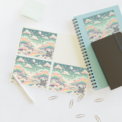 Digital Dreamland Whimsical and Nostalgic Streetwear With a Digital Twist Sticker Sheets - 8404 Design-65