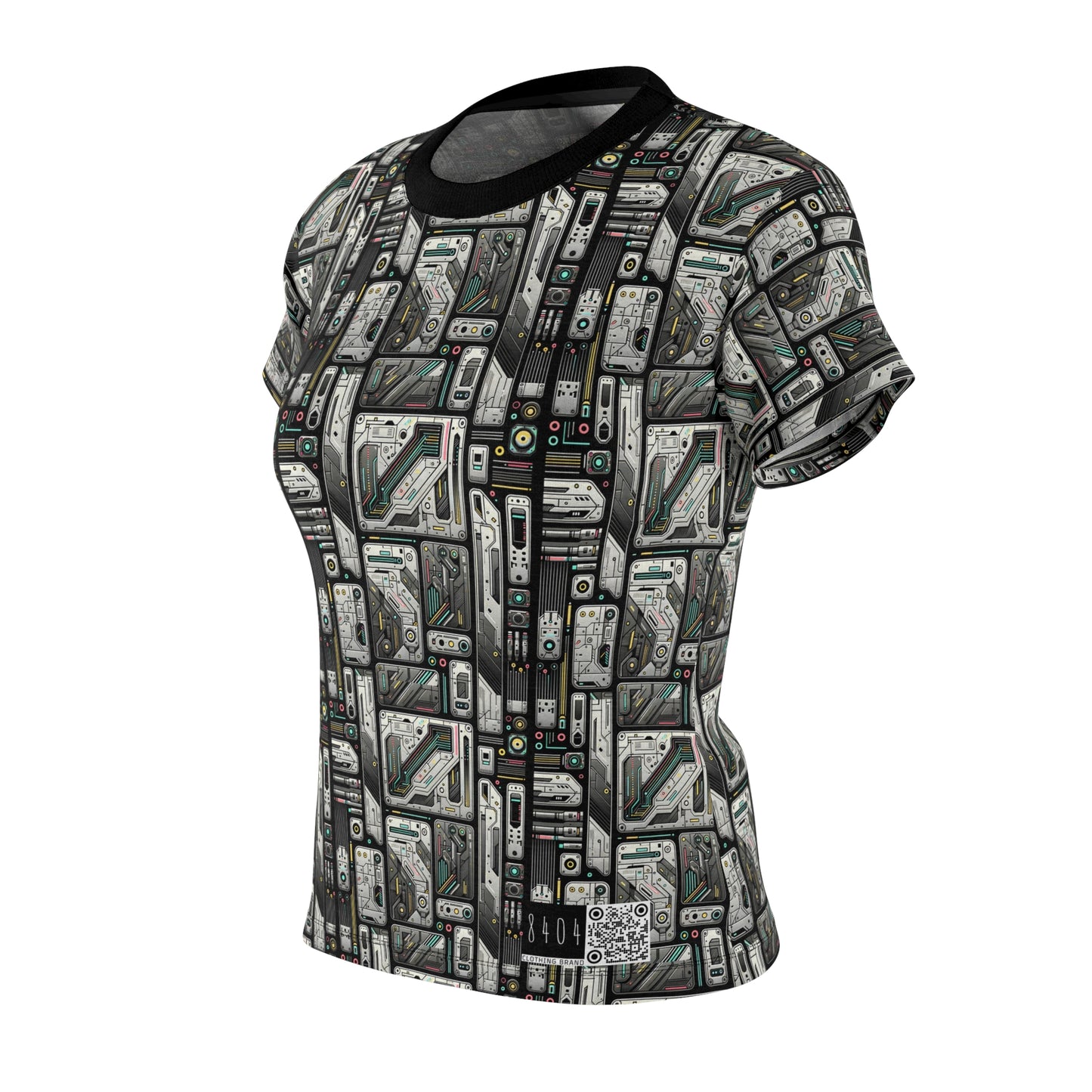 Tech Utility Gear Tech-Forward Minimalism Women's Cut & Sew Tee - 8404 Design-45