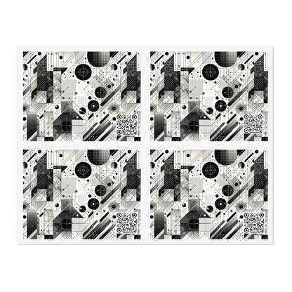 Digital Minimalism Minimalist Tech Sticker Sheets - 8404 Design-55