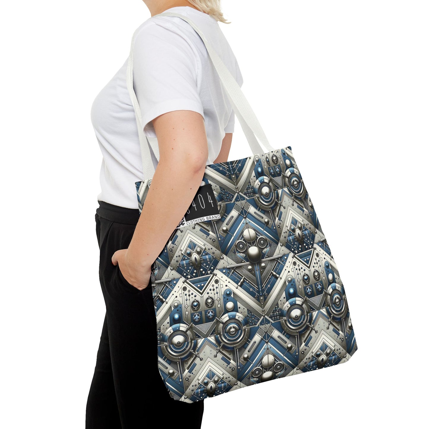 Tech Utility Fusion Tech-Forward Utility With a Futuristic Edge Tote Bag - 8404 Design-63