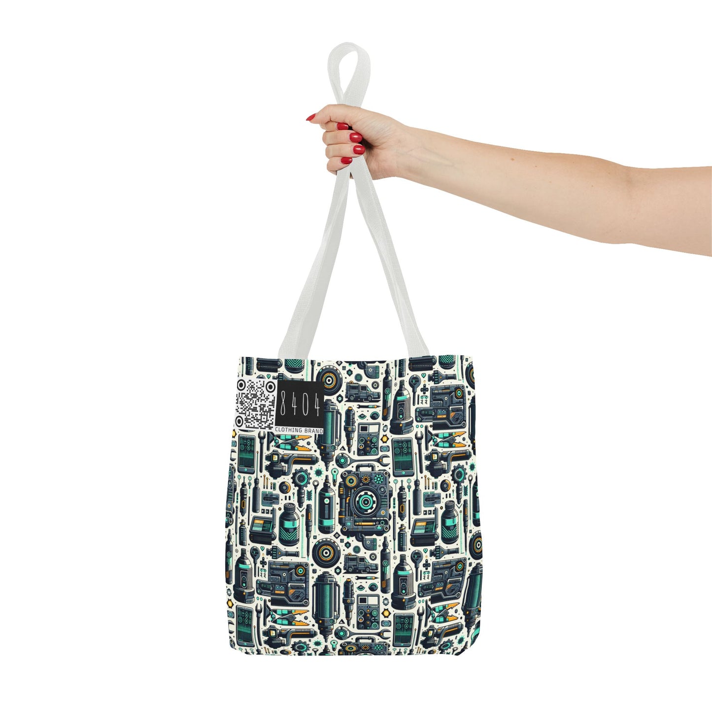 Tech Utility Fusion Modern Tech Streetwear Tote Bag - 8404 Design-53