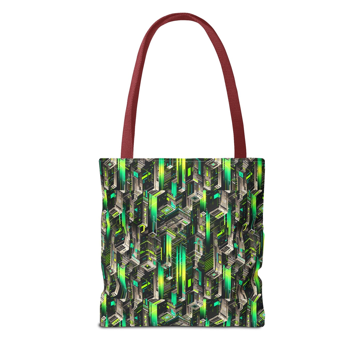 Digital Rebellion Tech-Forward Streetwear Tote Bag - 8404 Design-63