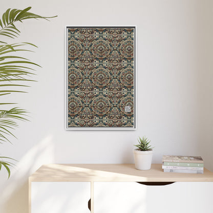 Urban Renaissance Historical Fusion With Street Edge Matte Canvas, Framed (multi-Color) - 8404 Design-57 A